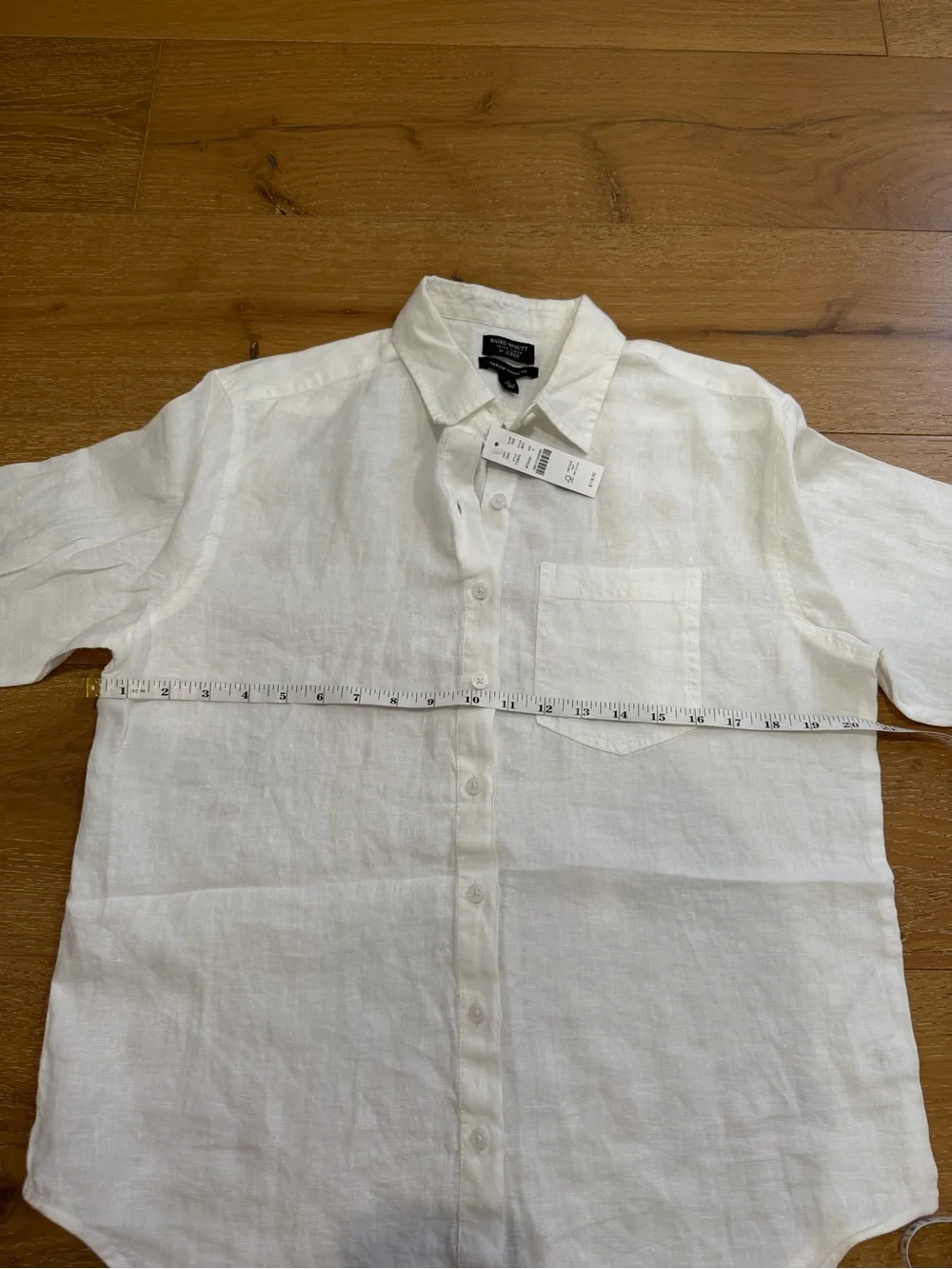 J. Crew Garçon classic button-up shirt in Baird McNutt Irish linen - size 4